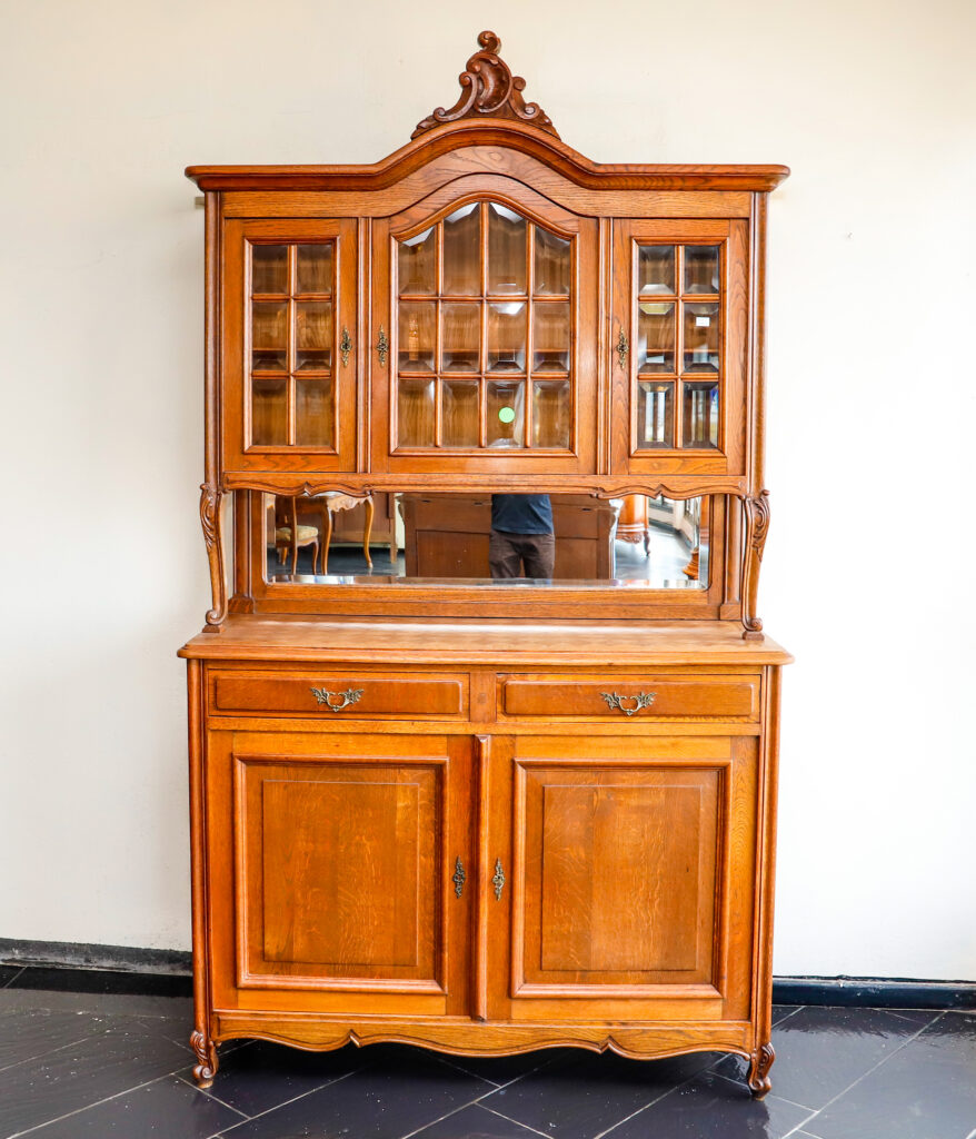Antique Display Living Room Cupboard, France, Louis Quinze (15