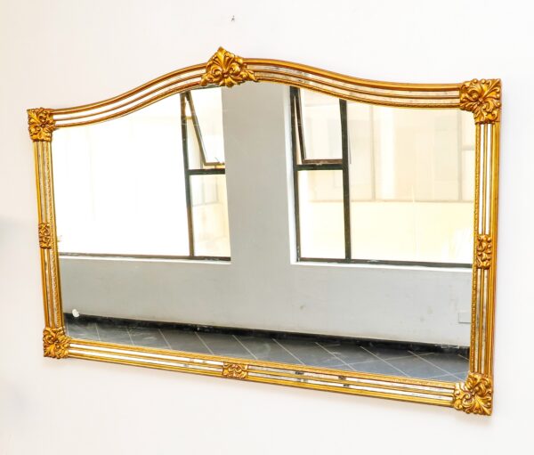 Antique Mirror gold framed, louis quinze 15, Rococo Style made in France appx. in 1920.